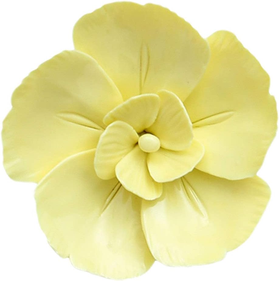 BESPORTBLE 3D Ceramic Phalaenopsis Wall Decor