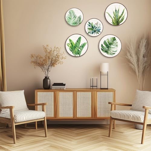 CSHVJ 5 Piece Botanical Wall Art Decor