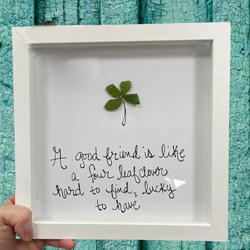 CQSVUJ Friendship Sea Glass Wall Art Decor