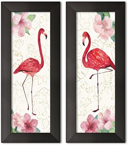 Shabby-Chic Tropical Fun Bird VI VII Framed Prints