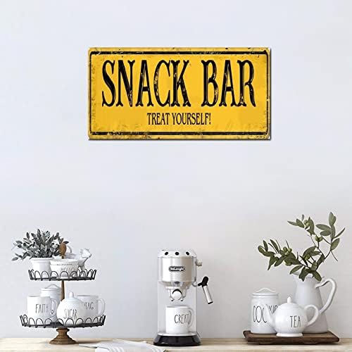 Madcolitote Retro Snack Bar Wood Wall Sign 1