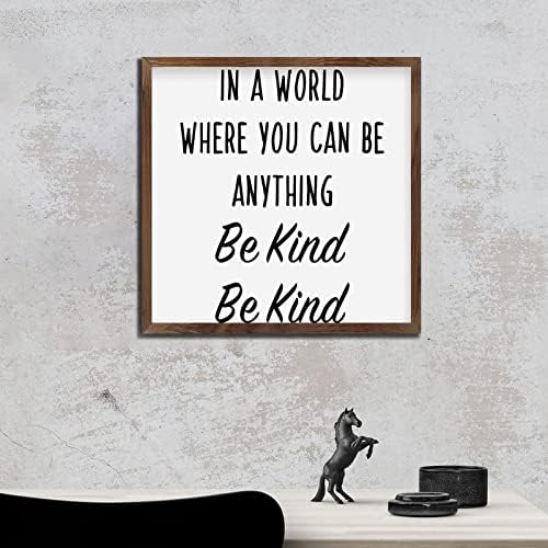 Encouragement Motivational Wooden Wall Sign 12x12in