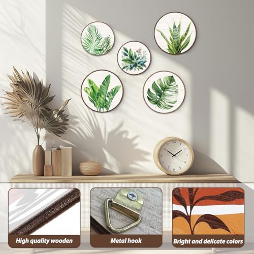 CSHVJ 5 Piece Botanical Wall Art Decor
