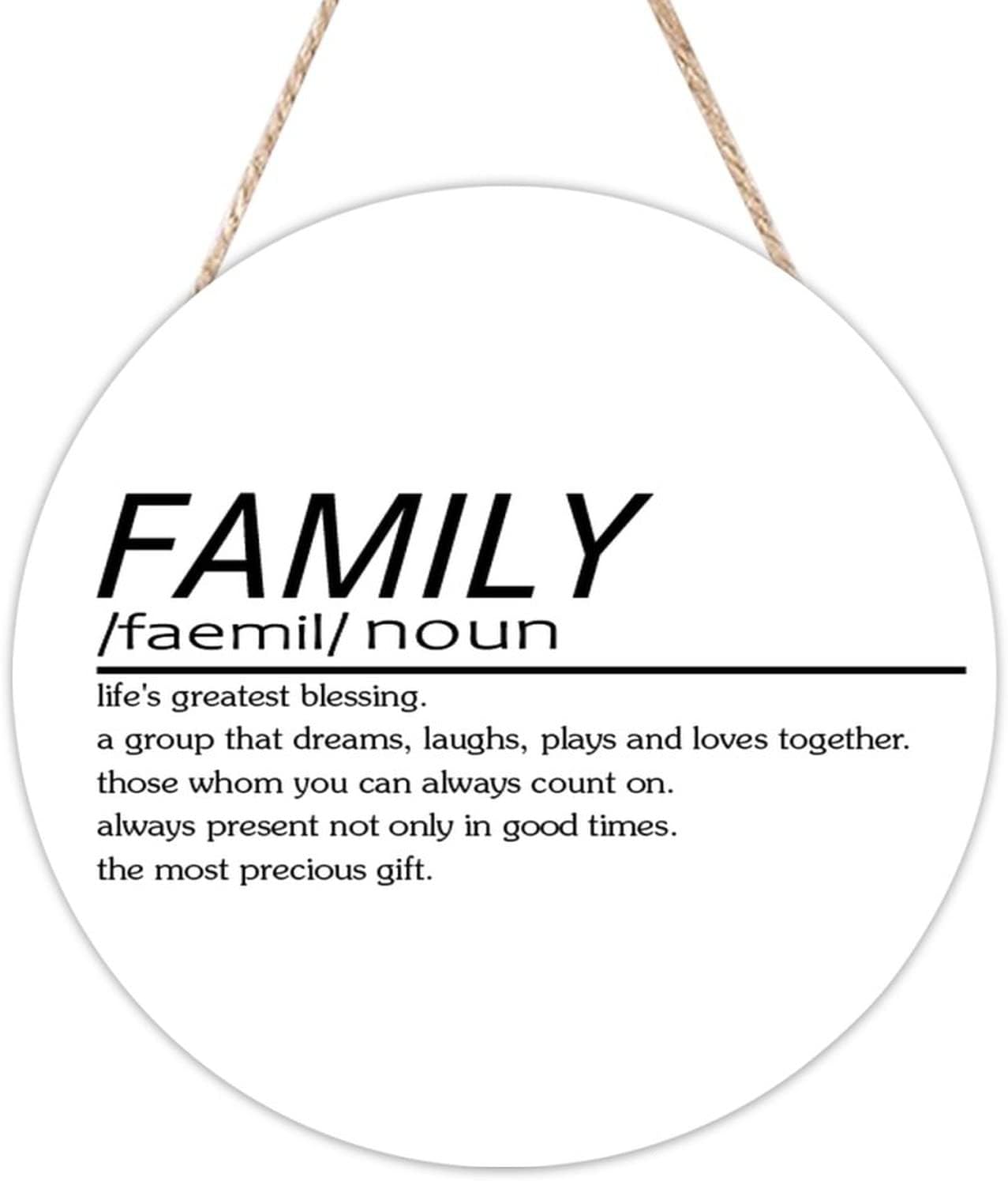 Funny Noun Dictionary Family Wooden Wall Sign Ready to Hang
