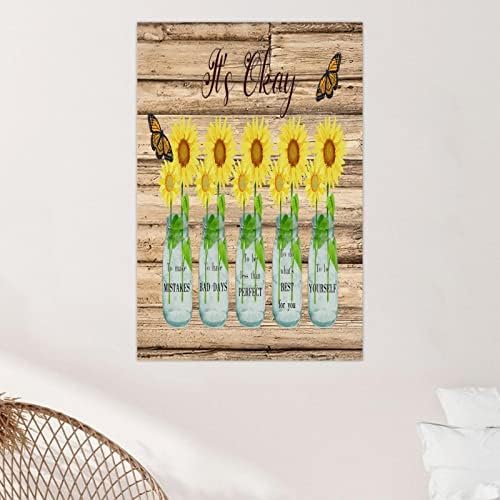 Motivational Gallery Wall Decor Wood Sign 12x18