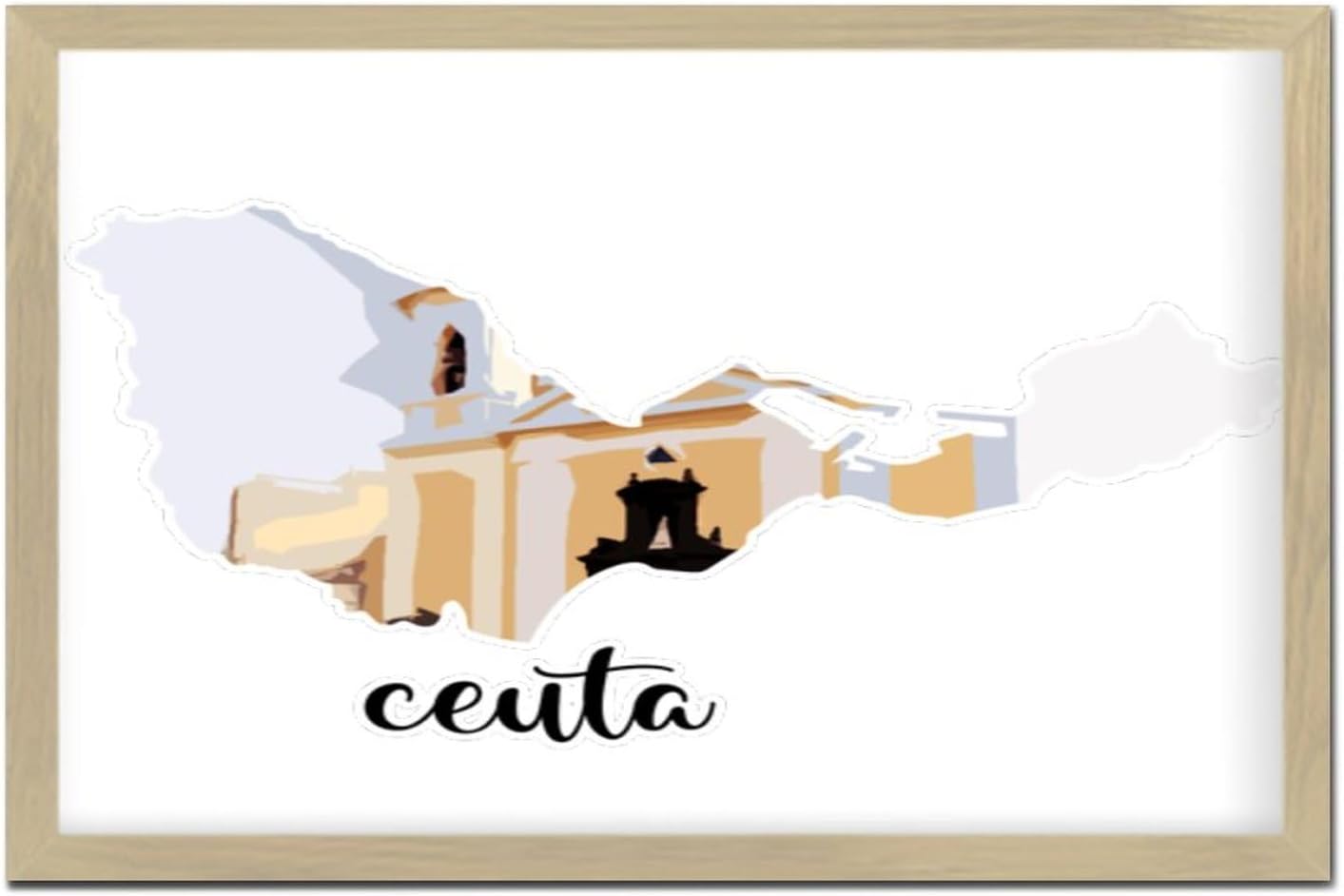 Modern Framed Wooden Sign for Home Decor