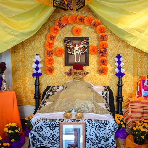 55 Pcs Day of The Dead Altar Decor Kit