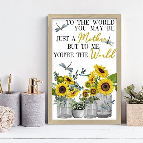 Sunflower Decorative Wood Sign for Bedroom and Nursery