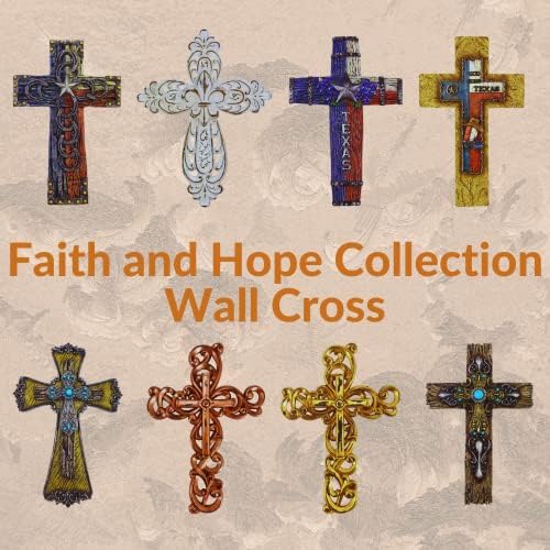 Comfy Hour 9 Resin Wall Cross - Faith Hope Decor