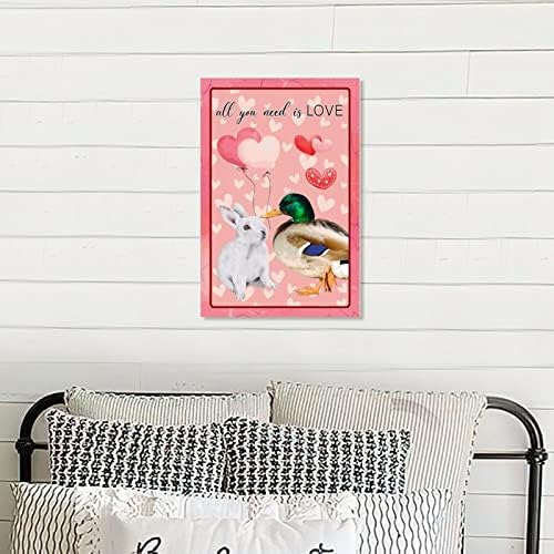 Wood Plaques All You Need is Love Door Sign Wall Hanging