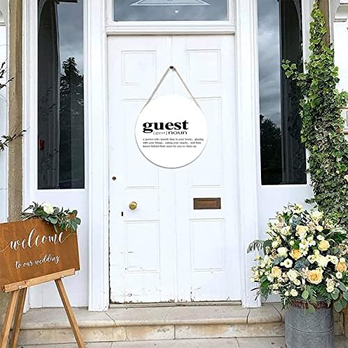 Ditooms 10x10in Wooden Hanging Sign Wall Decor