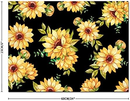 Farm Sunflowers Daisy Wood Sign 18x24in