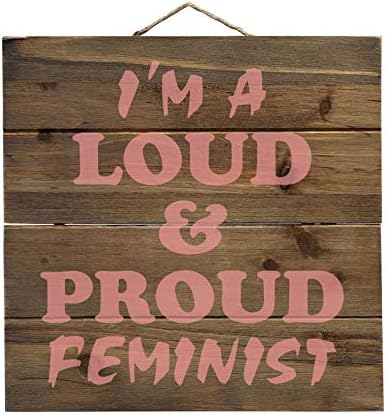 DistinctInk Im a Loud Proud Feminist Wall Art