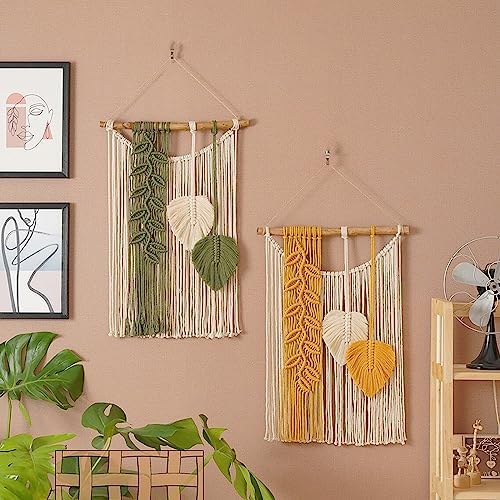 Macrame Wall Hanging with Tassel Decor