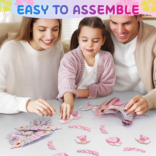 3D Glitter Unicorn Wall Art with LED Lights