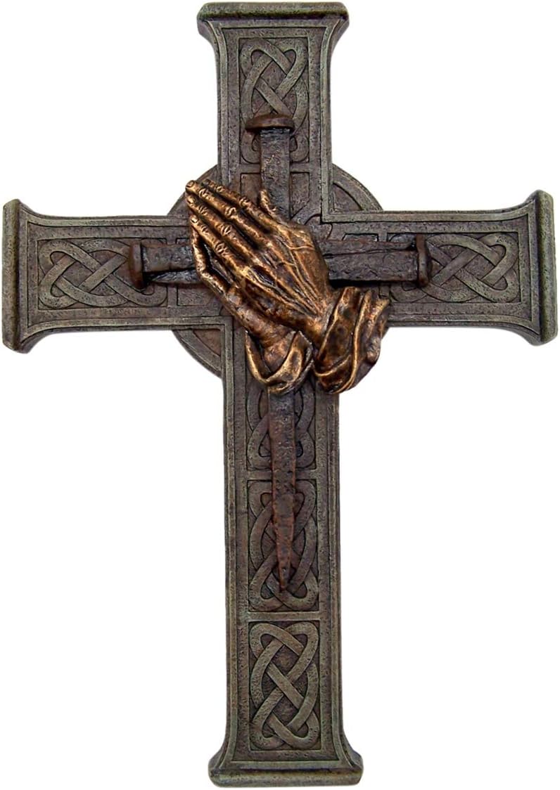 Wowser Cast Resin Celtic Wall Cross 12 Inch