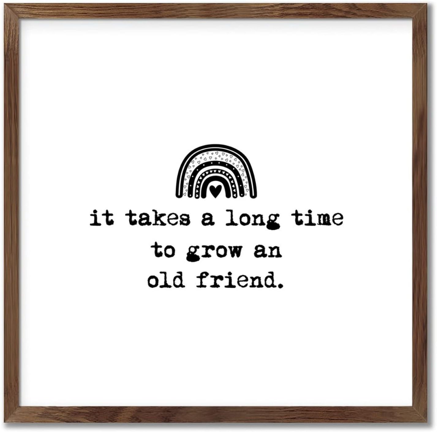 Friendship Quotes Wood Sign for Home Decor and Gifts