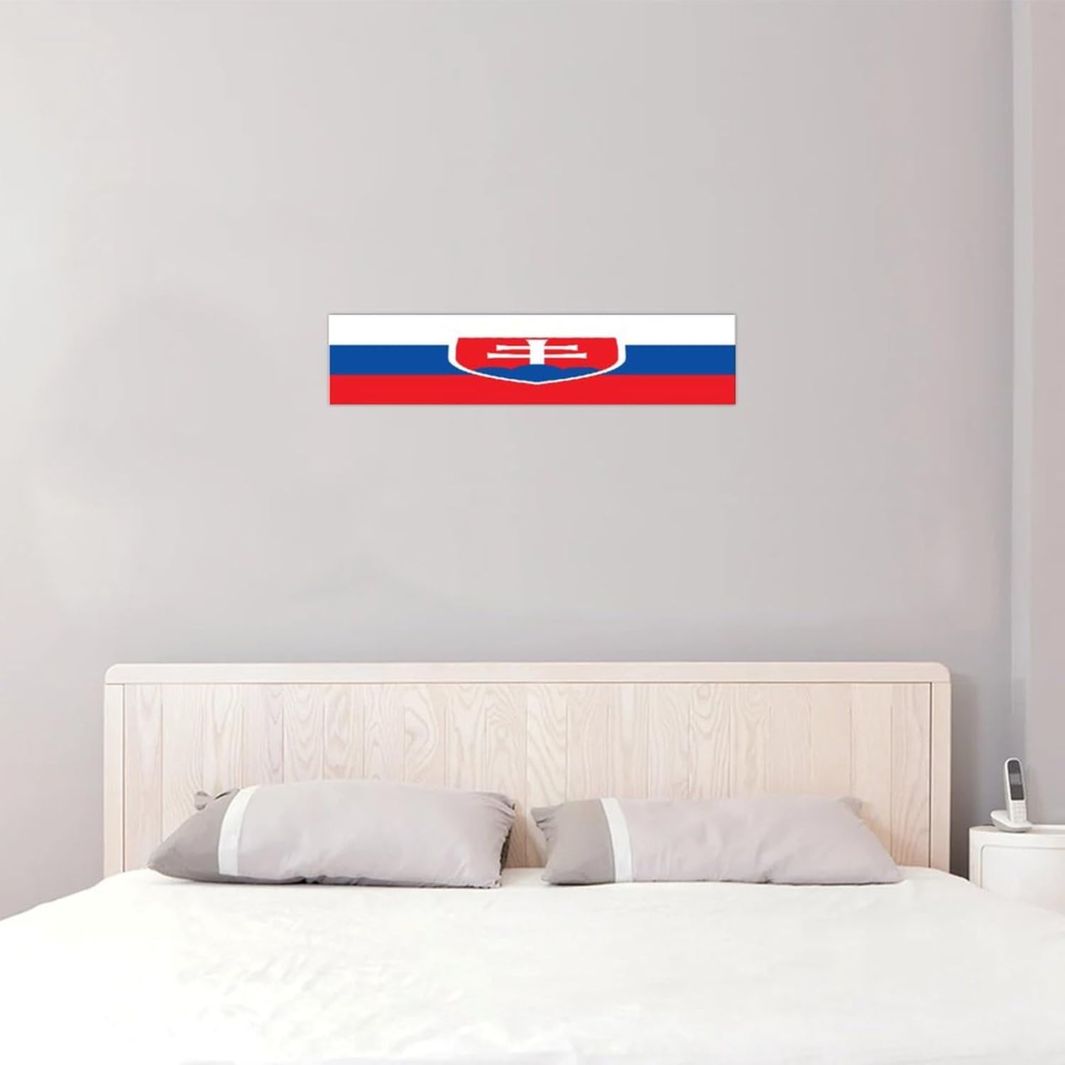 Slovakia Inspirational Wall Decor Wood Plaque 4x18 Inch