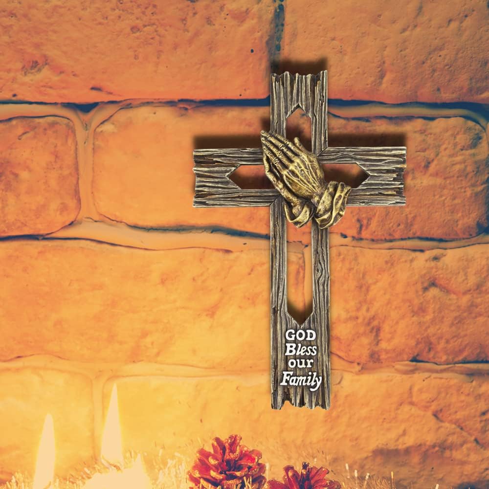 Comfy Hour Faith and Hope Wall Cross Decoration