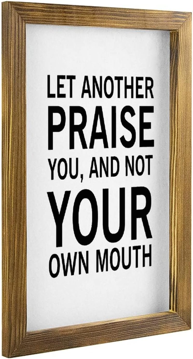 Elvoes Rustic Farmhouse Wall Decor Sign 8x12