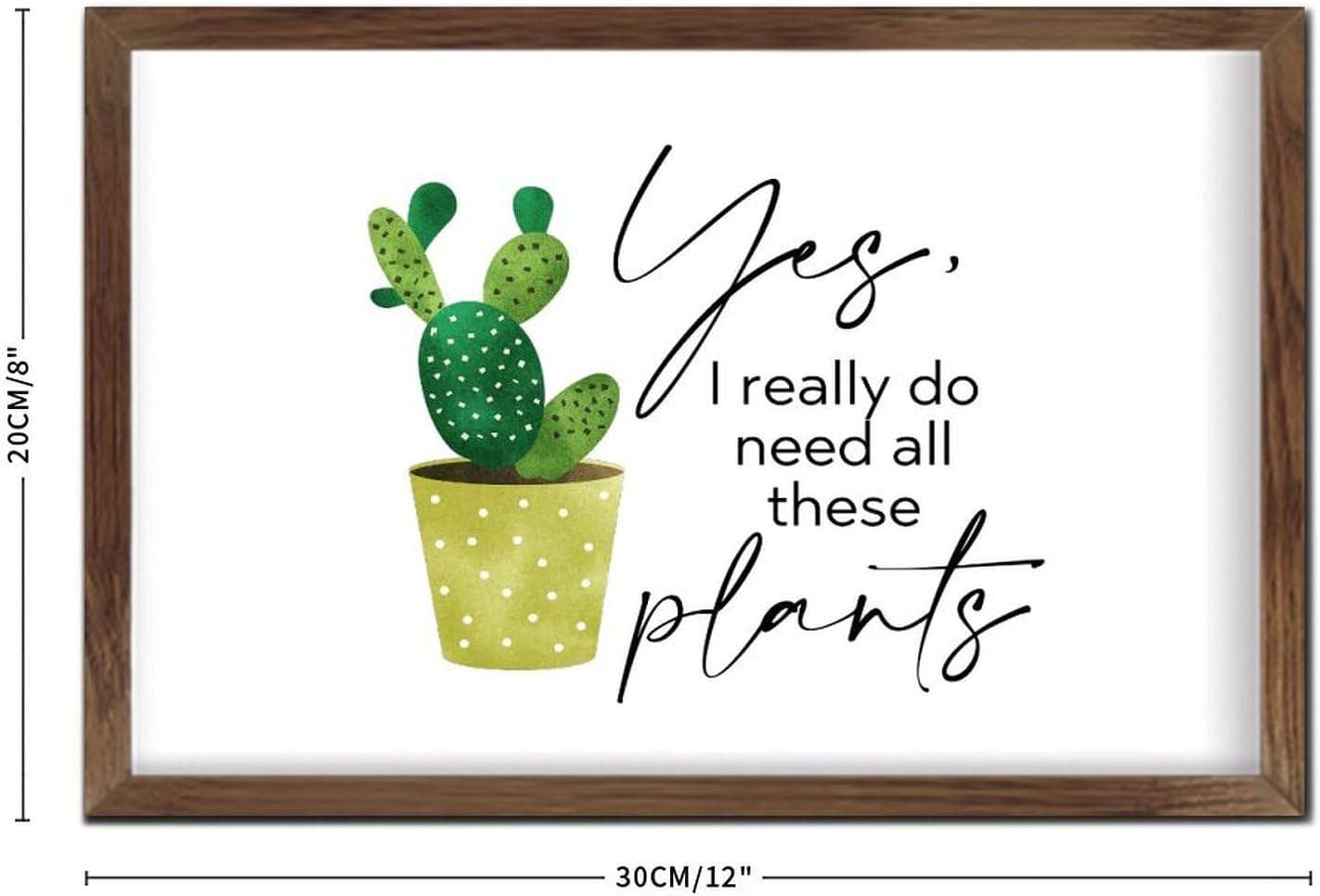 Rustic Decor Wooden Wall Sign with Funny Garden Quotes