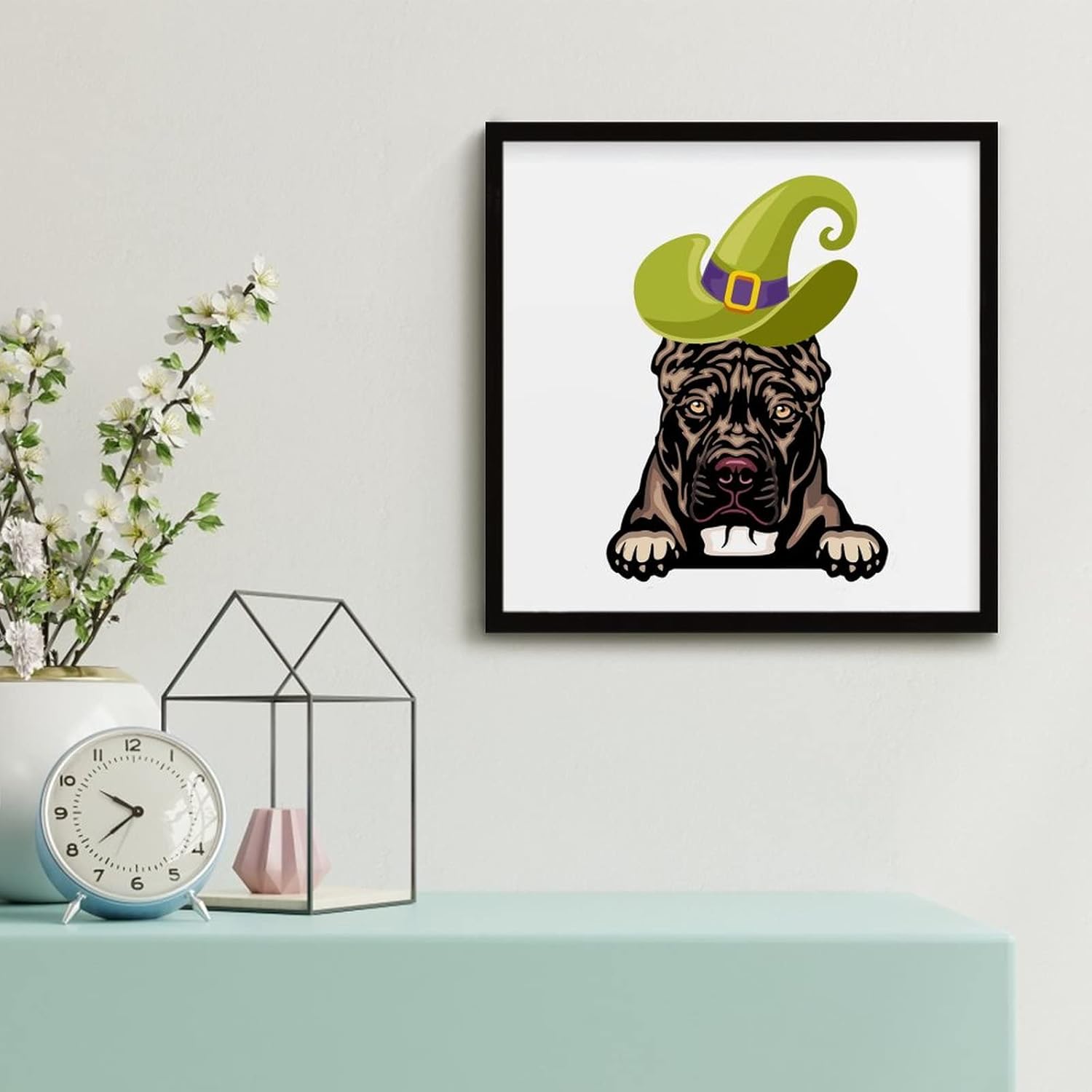 Framed Wood Sign Halloween Decor 12x12