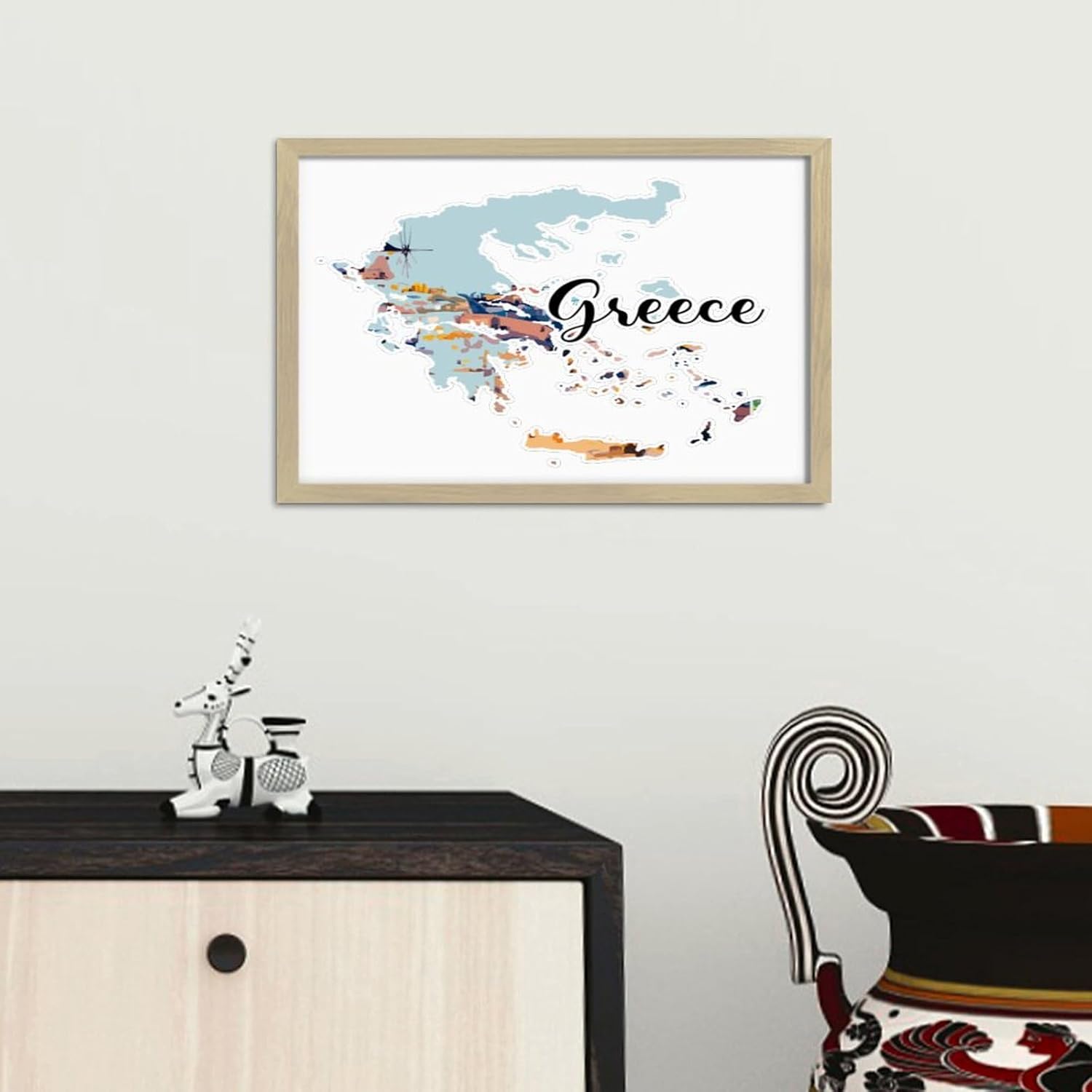 Funny Framed Wall Art Sign for Modern Cabin Decor