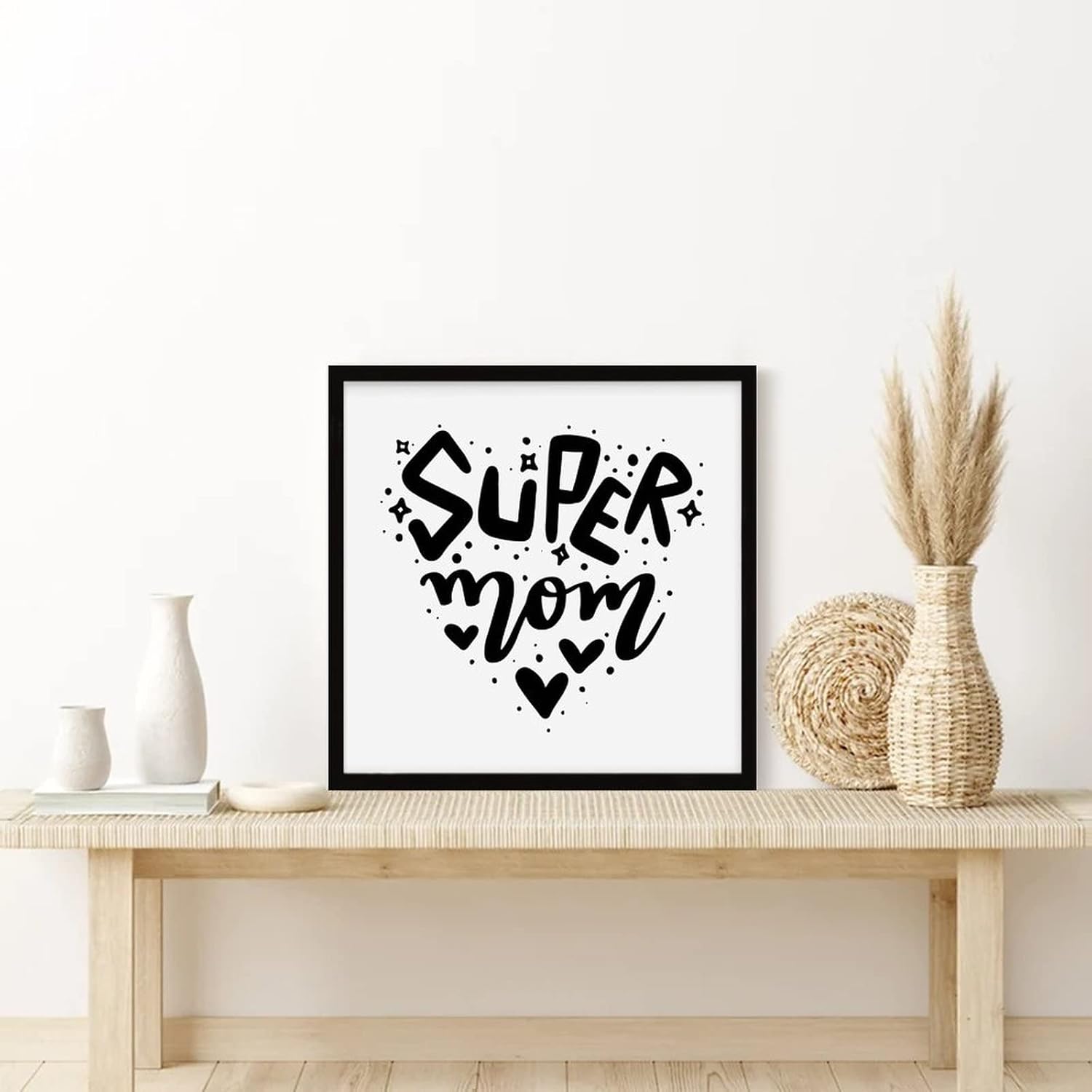 Mothers Day Wood Frame Sign with Inspirational Quote