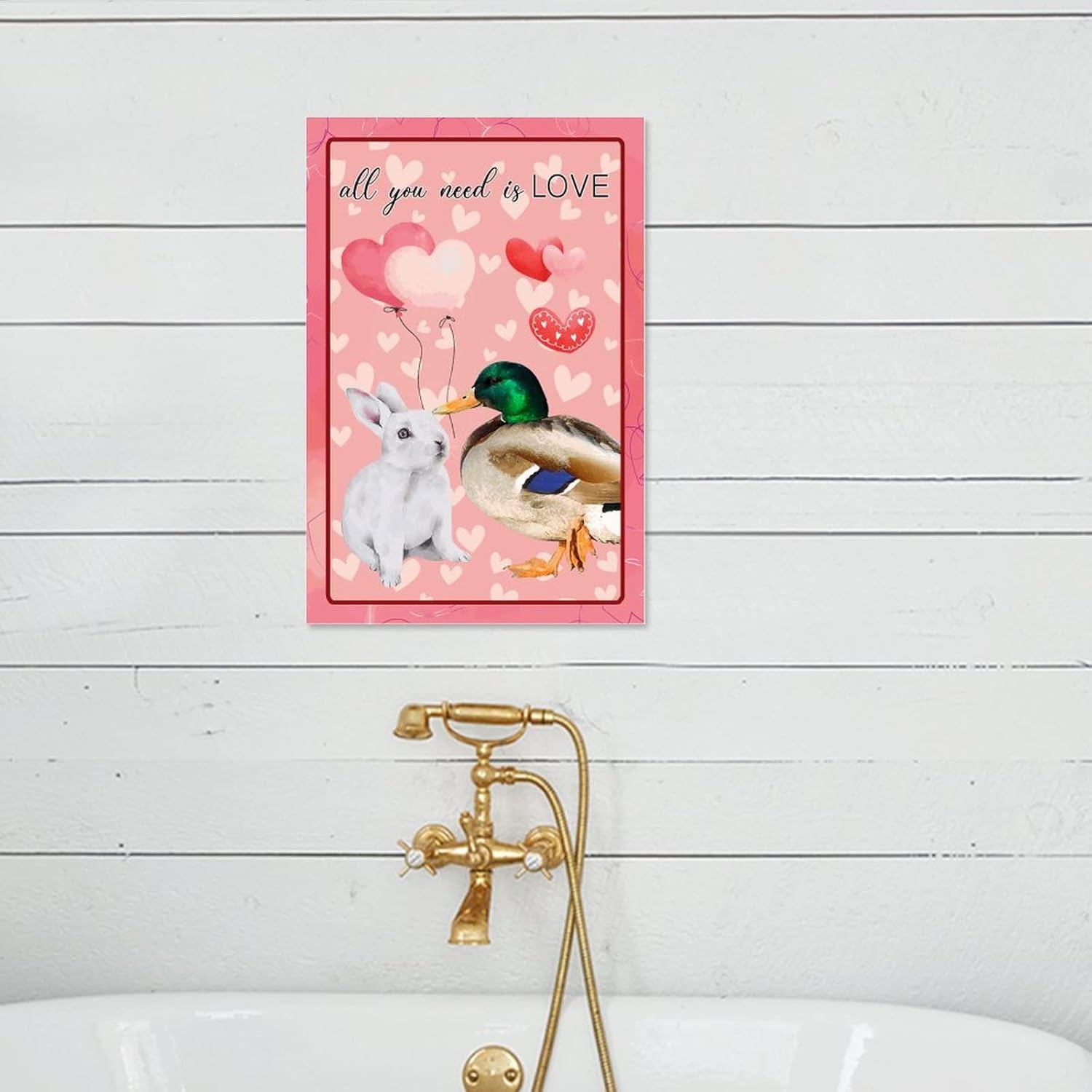 Wood Plaques All You Need is Love Door Sign Wall Hanging