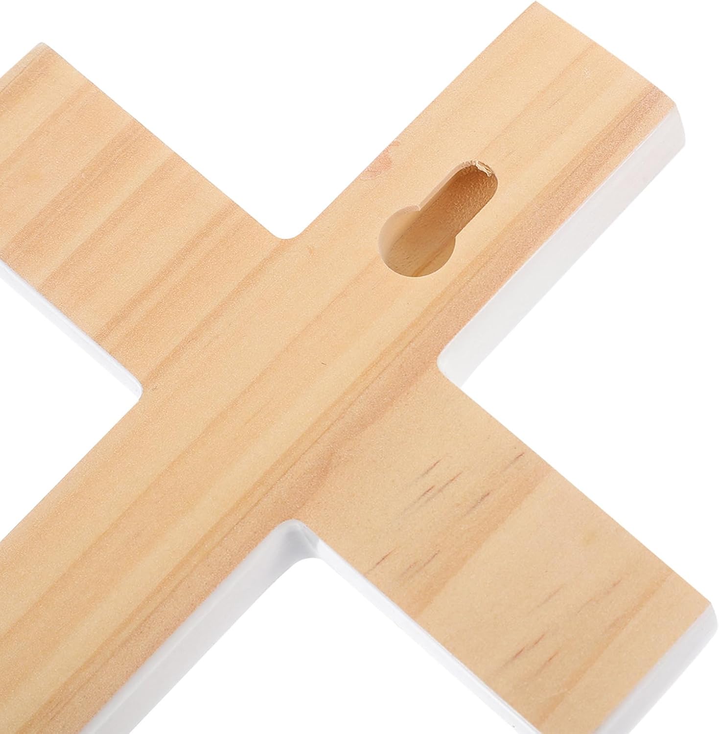 BESTOYARD White Wall Cross for Home Church Decor
