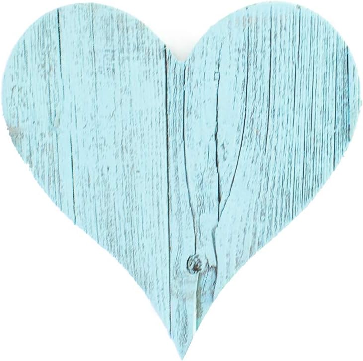 Rustic Farmhouse Wood Heart Wall Decor 6 Inch