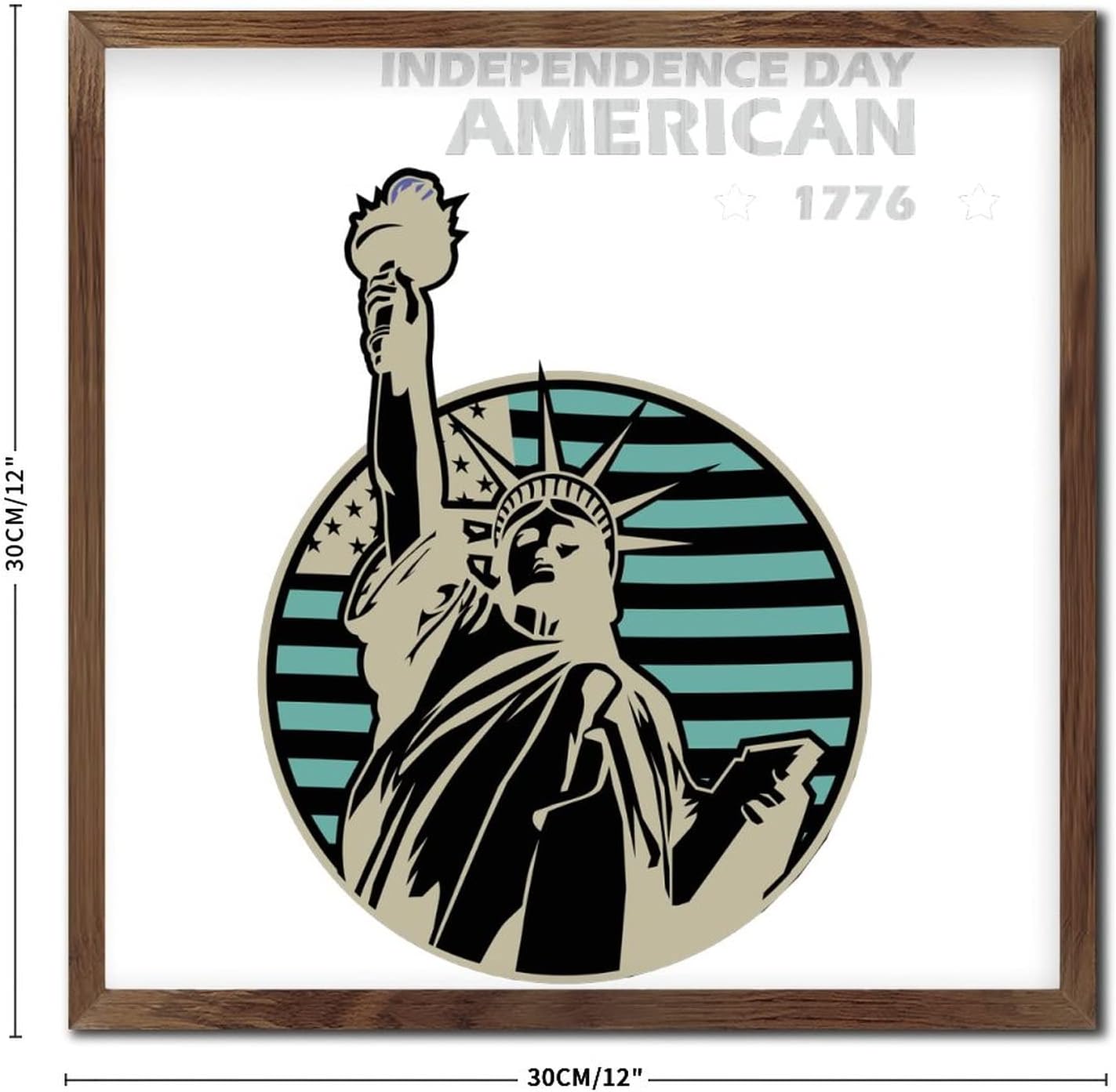 Statue of Liberty 4th of July Wall Decor Sign