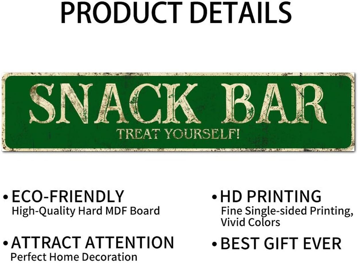 Madcolitote Retro Wood Sign 4x18in Wall Decor