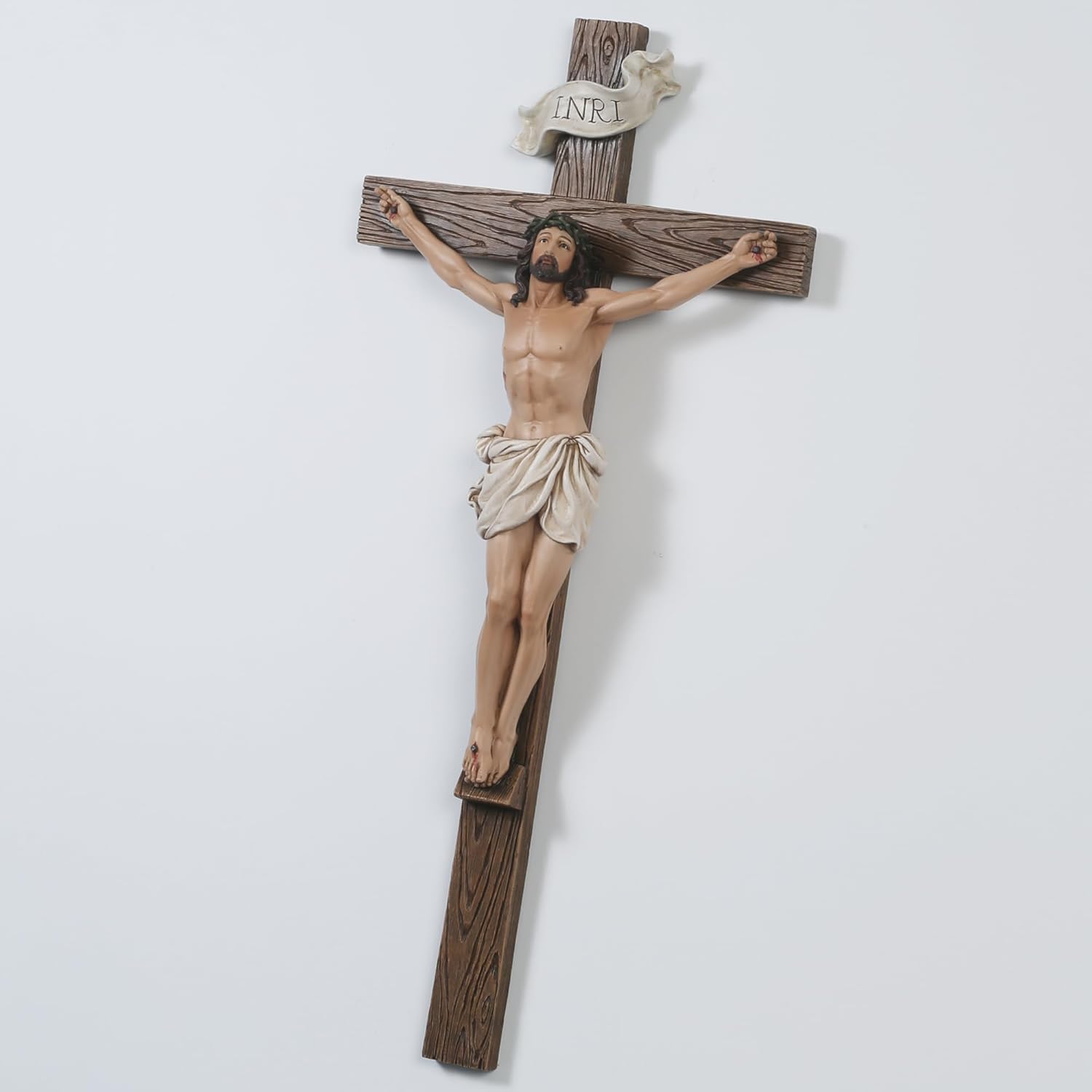 Grace4Joy 9 Inch Wall Cross for Catholic Home Decor