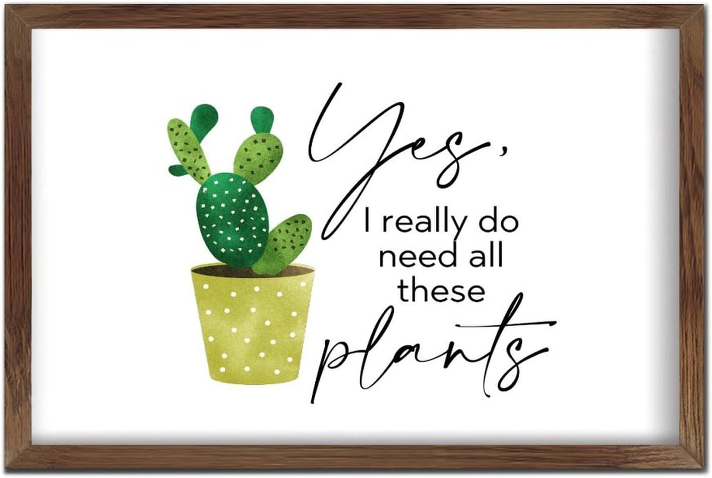 Rustic Decor Wooden Wall Sign with Funny Garden Quotes