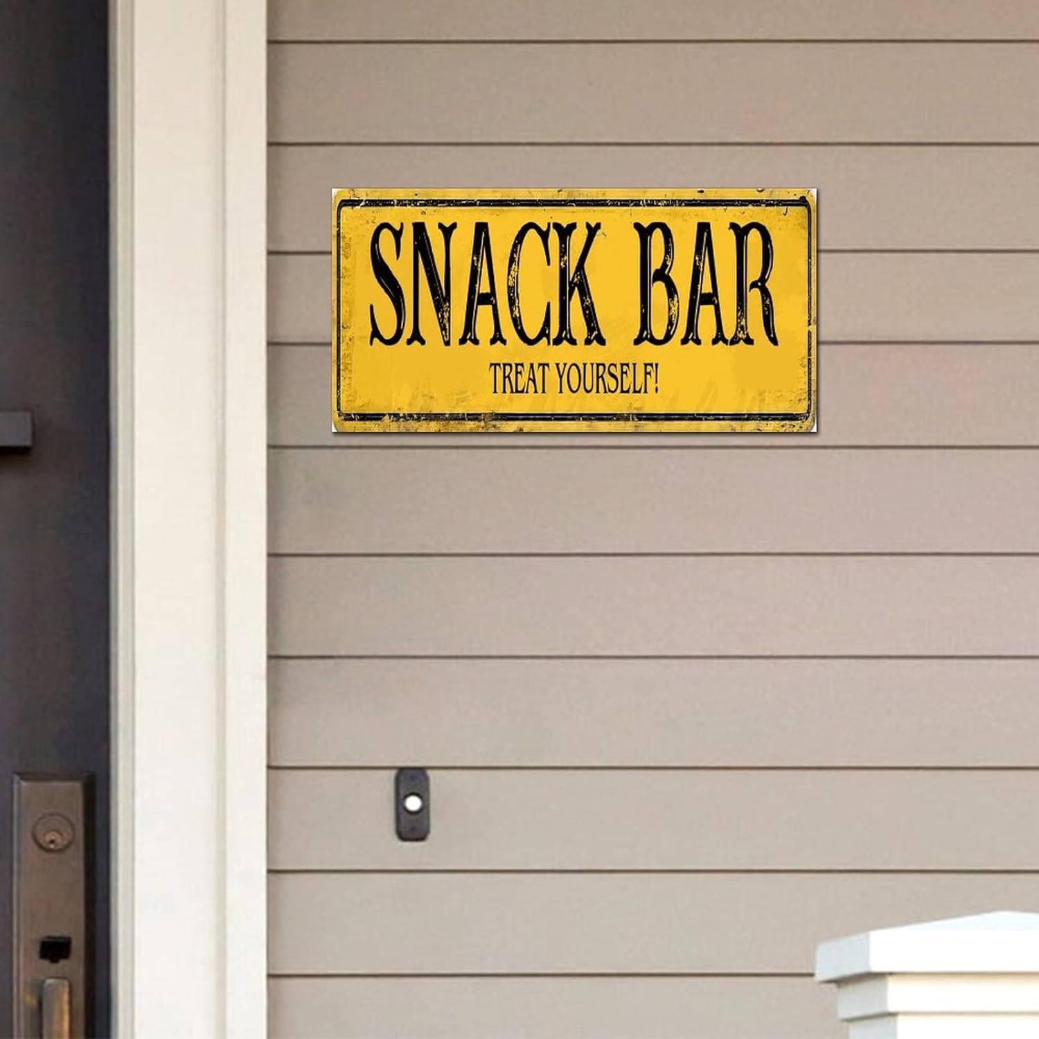 Madcolitote Retro Snack Bar Wood Wall Sign 1