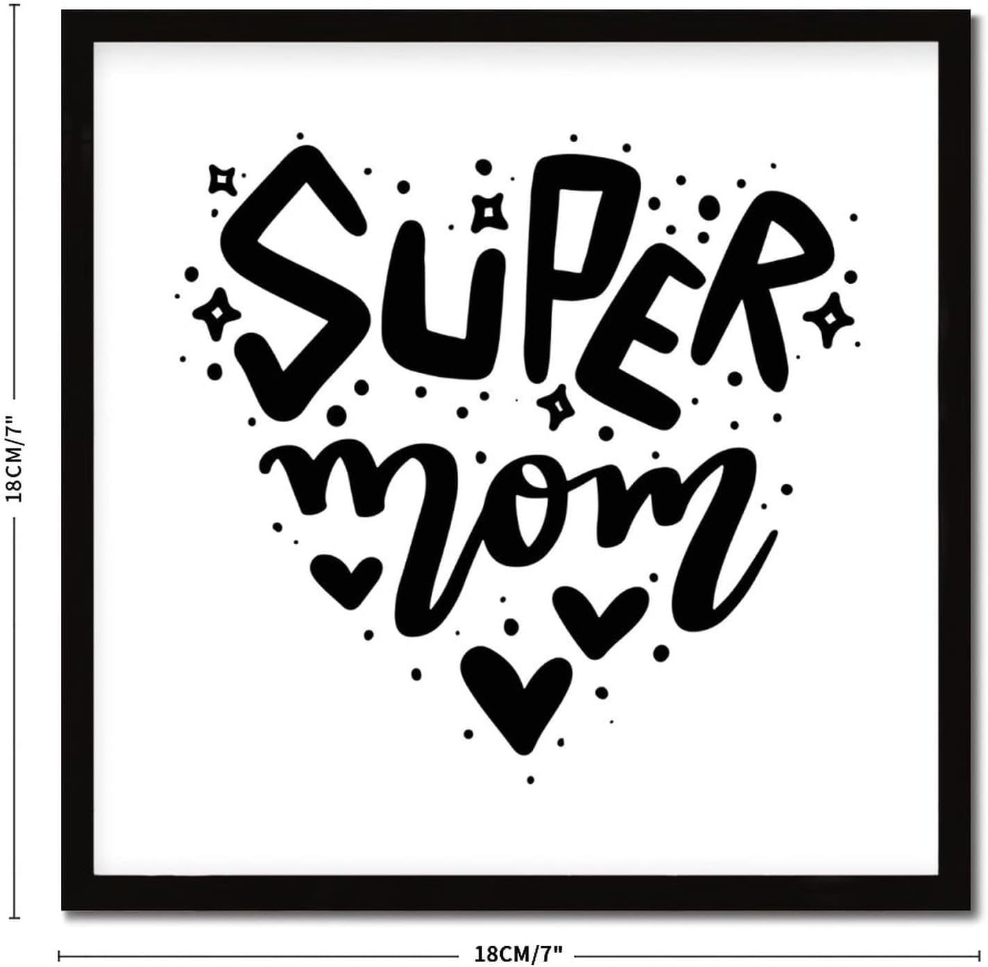 Mothers Day Wood Frame Sign with Inspirational Quote