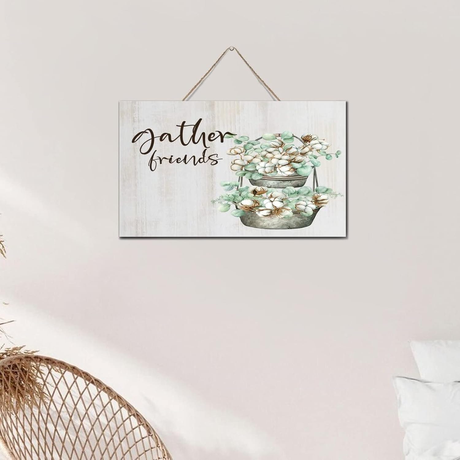 Rustic Family Wall Art Decor Wood Sign 6x10