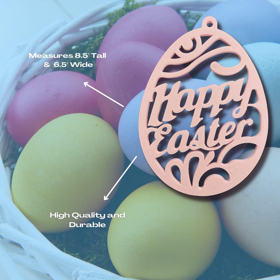 FRESHe Happy Easter Pink Door Wall Sign