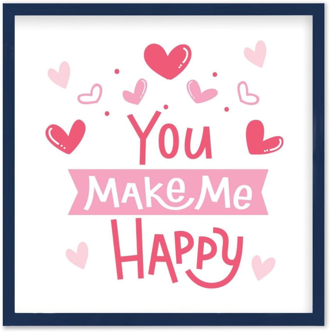 Wooden Valentines Day Sign 12x12 Inches Rustic Wall Decor