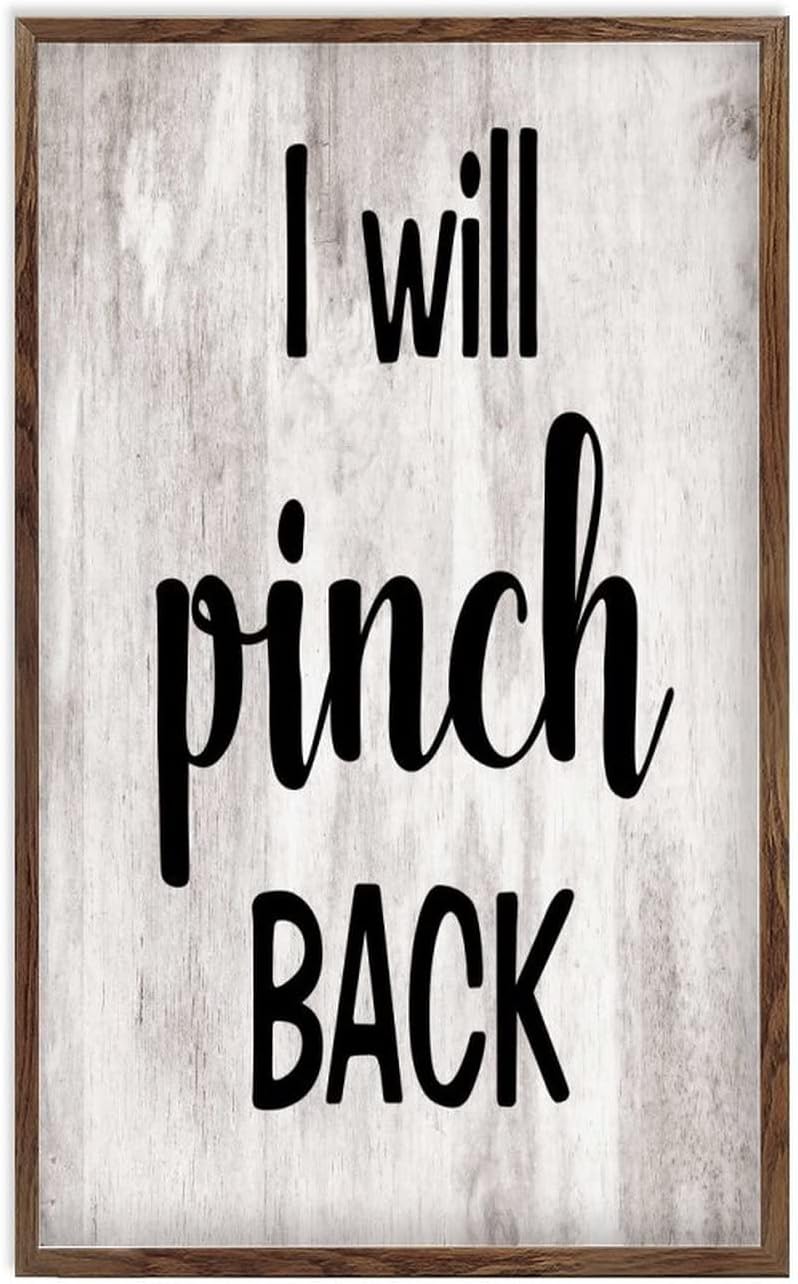 Wooden Motivational Sign Farmhouse Wall Decor 13x21
