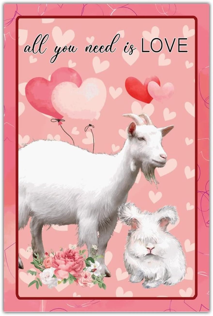 Wodevor Valentines Day Wooden Wall Sign 8x12in All You Need is Love