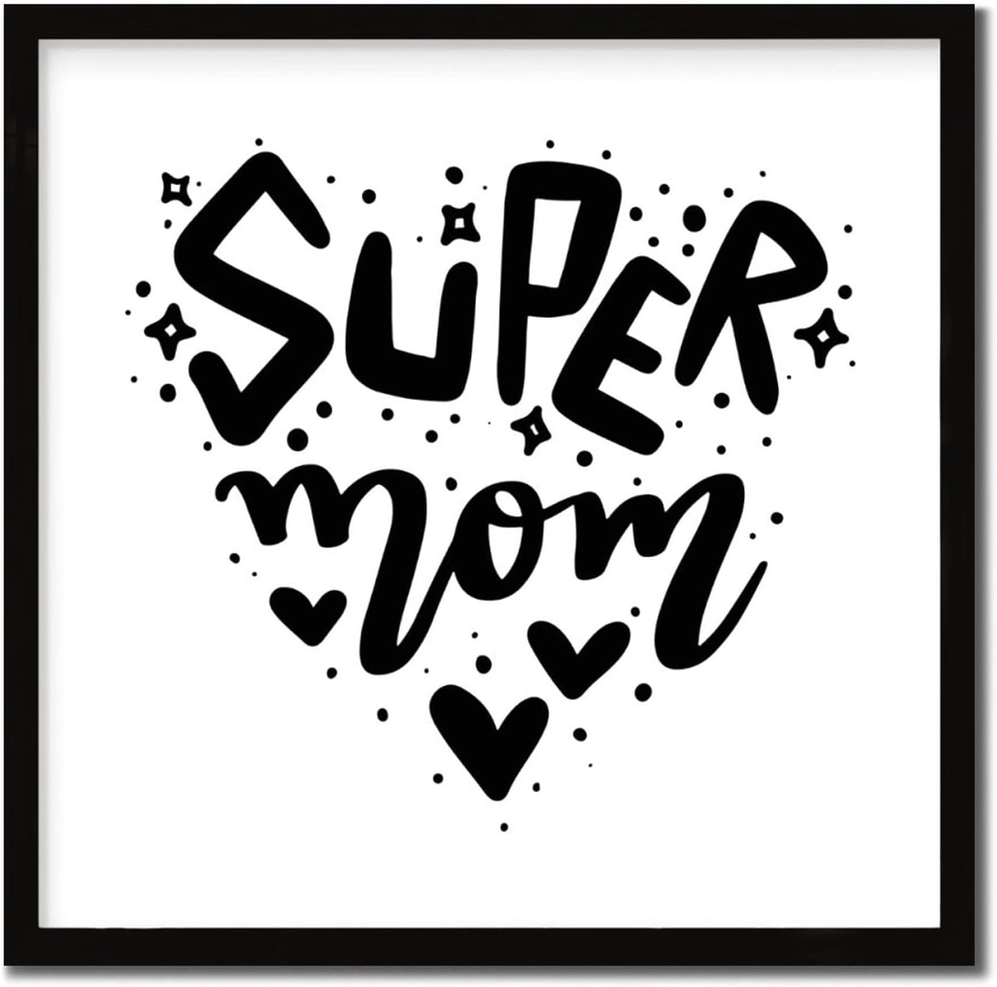 Mothers Day Wood Frame Sign with Inspirational Quote