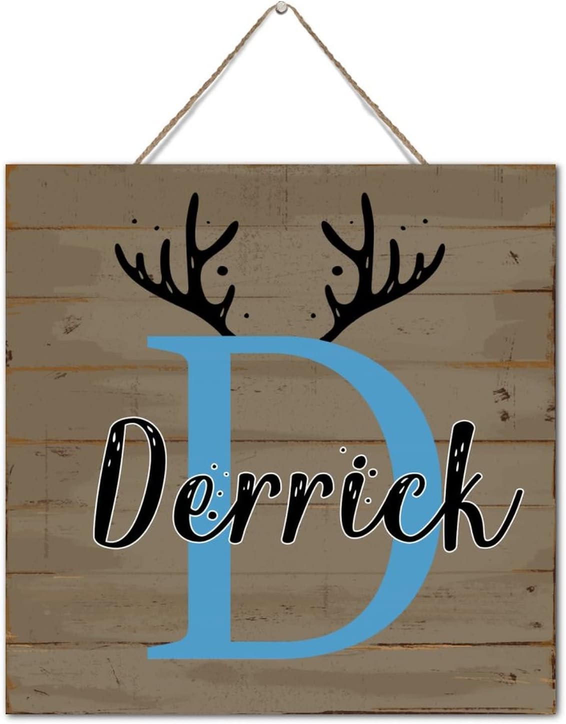 Funny Home Decor Wooden Plaque Sign with Custom Family Name