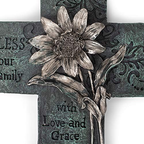Dicksons Bless Our Family Wall Cross 10 Inch Decorative