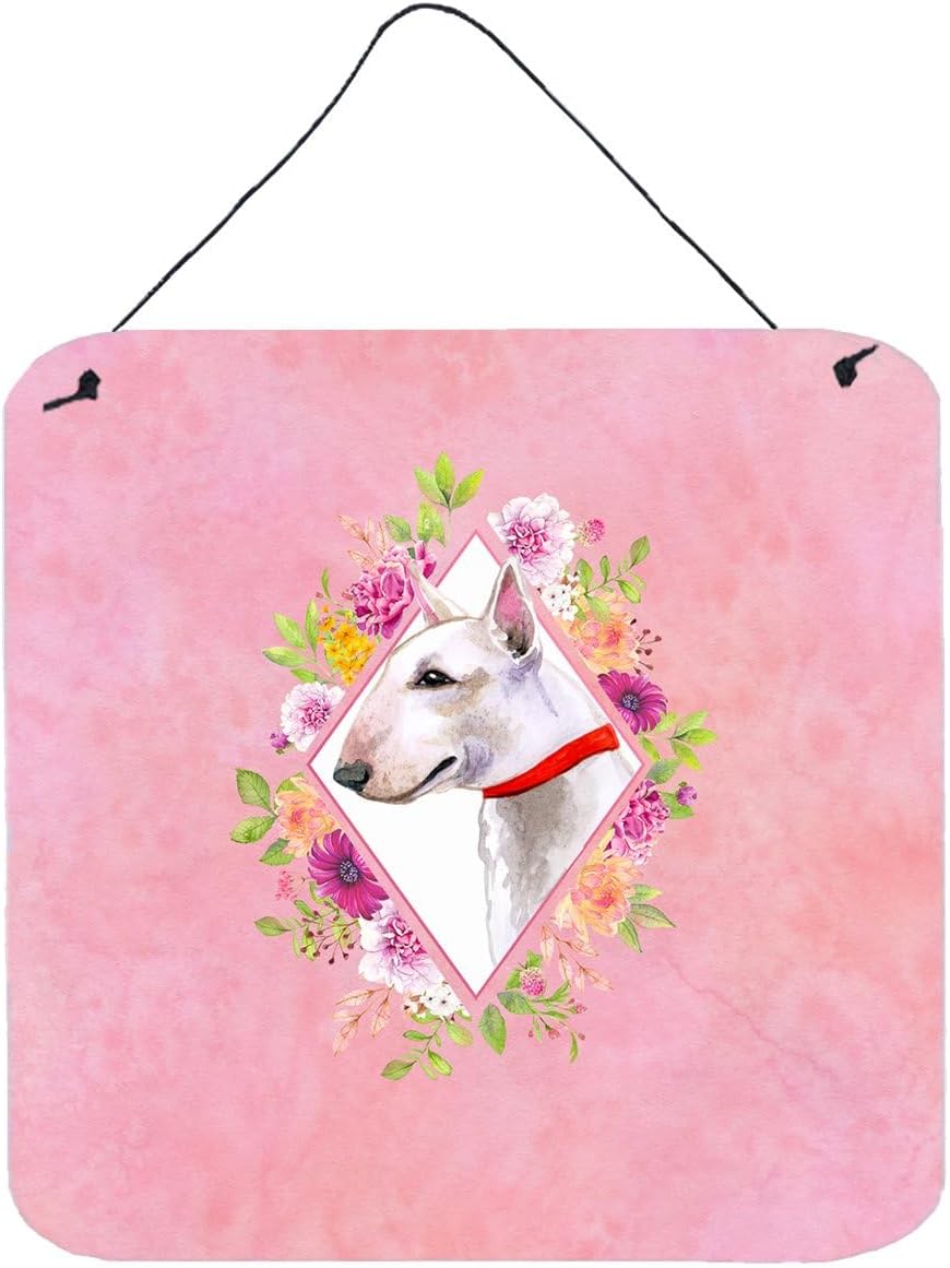 Carolines Treasures Bull Terrier Wall Hanging Print 6x6