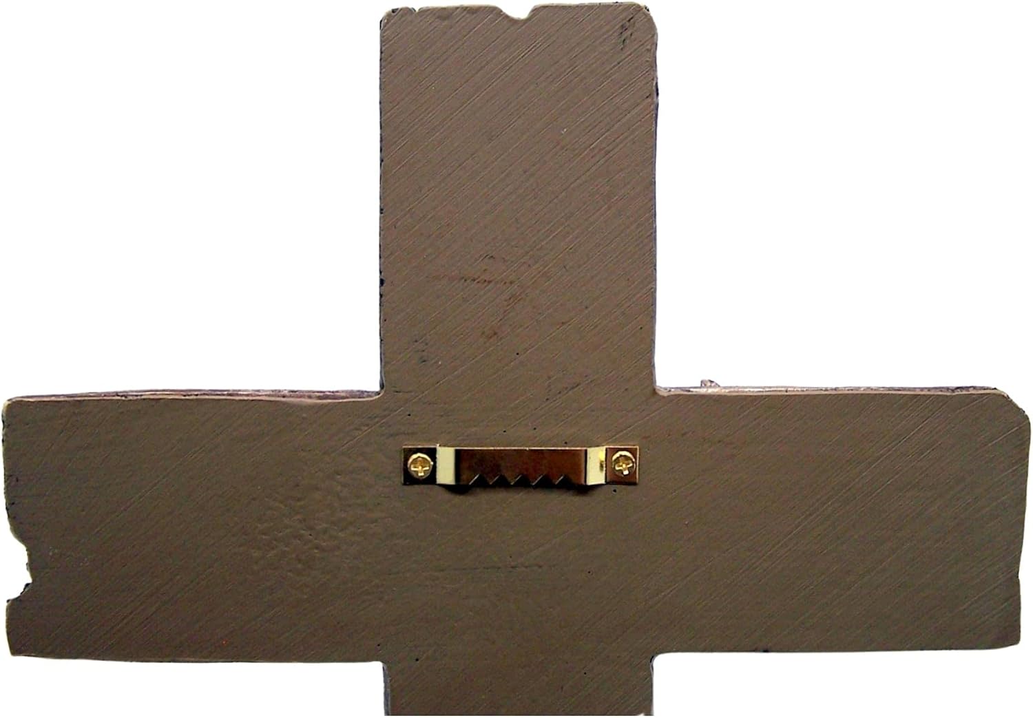 Rustic Wood Look Wall Cross with Three Nail Crosses