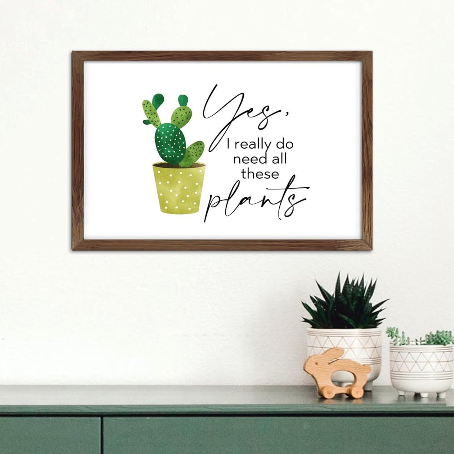Rustic Decor Wooden Wall Sign with Funny Garden Quotes