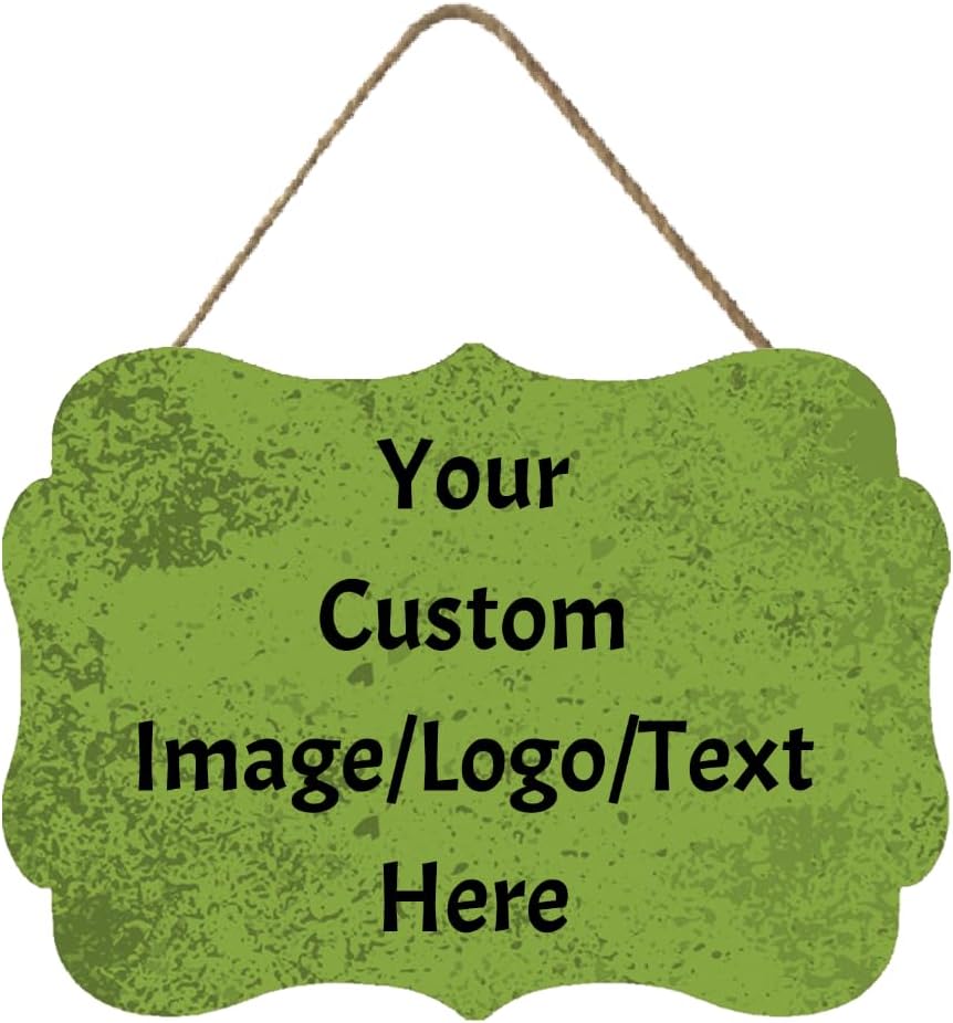 Personalized Wooden Wall Sign with Custom Text