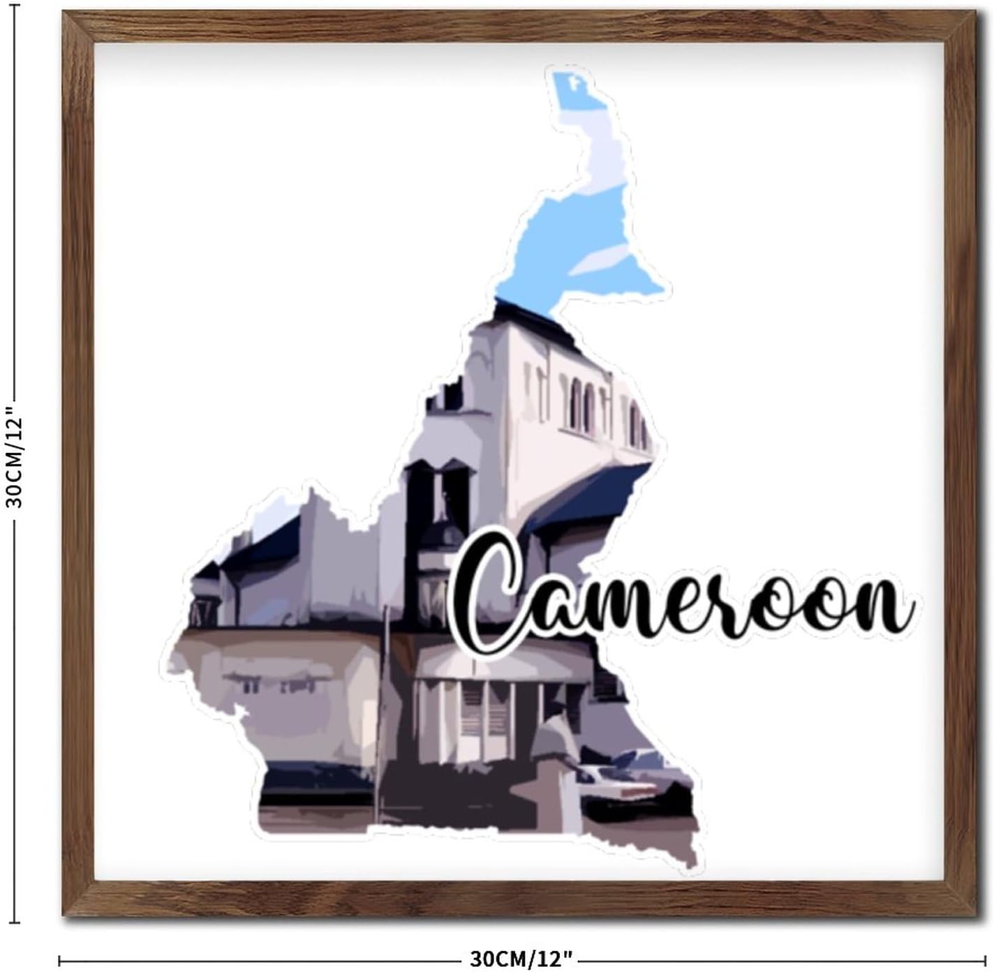 Wooden Framed Sign for Home Wall Decor